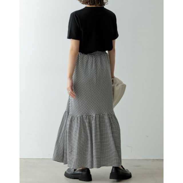 Re:EDIT(リエディ)のチェックマーメイドスカート レディースのスカート(ロングスカート)の商品写真