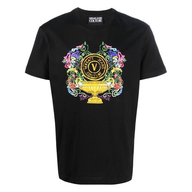 VERSACE JEANS COUTURE Tシャツ ブラック Mサイズのサムネイル