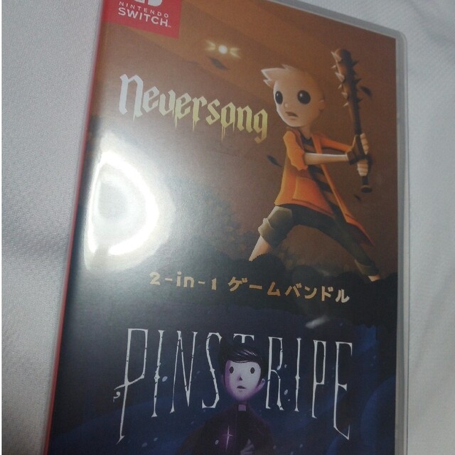ほぼ新品 スイッチソフト ネバーソング&ピンストライプ エンタメ/ホビーのゲームソフト/ゲーム機本体(家庭用ゲームソフト)の商品写真