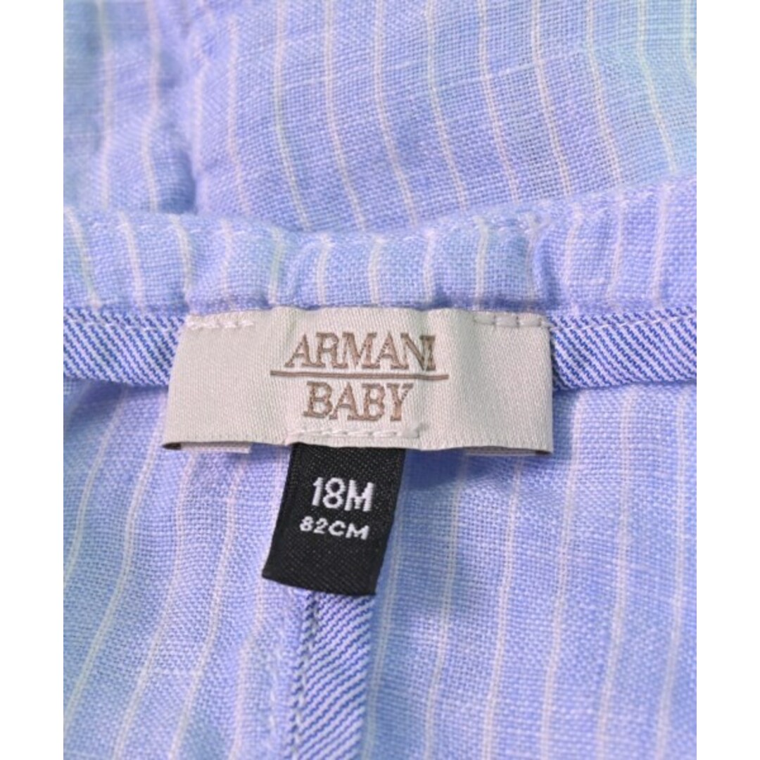 ARMANI BABY アルマーニベビー ワンピース（その他） 82cm 白x青 【古着】【中古】 キッズ/ベビー/マタニティのキッズ服女の子用(90cm~)(ワンピース)の商品写真