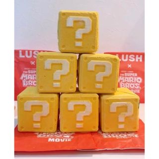 LUSH×スーパーマリオ バスボム ハテナブロック 6種コンプリート《即