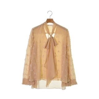 クロエ(Chloe)のChloe クロエ カジュアルシャツ 36(XS位) ベージュ 【古着】【中古】(シャツ/ブラウス(長袖/七分))