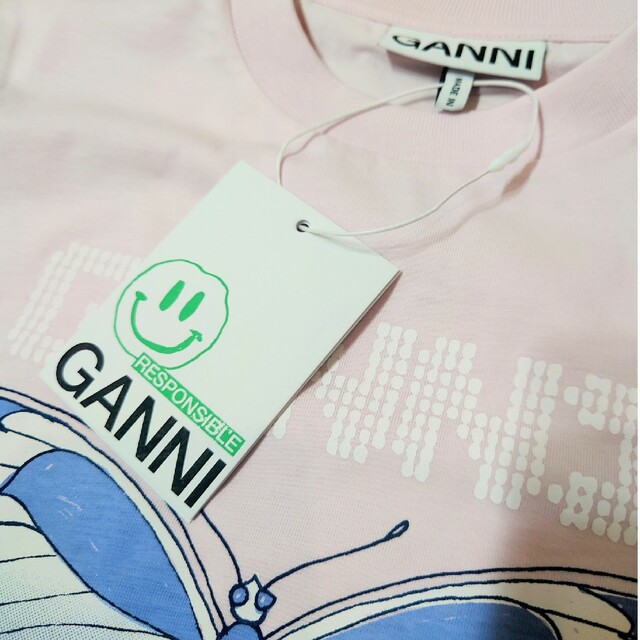 TOMORROWLAND(トゥモローランド)のGANNI Tシャツ　XSサイズ レディースのトップス(Tシャツ(半袖/袖なし))の商品写真