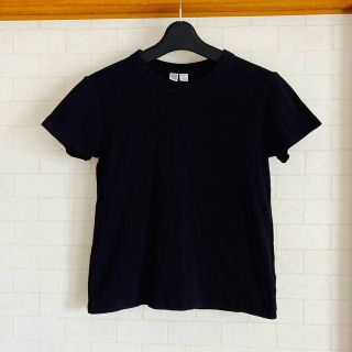 ユニクロ(UNIQLO)のユニクロ　UNIQLO U  黒　Tシャツ(Tシャツ(半袖/袖なし))