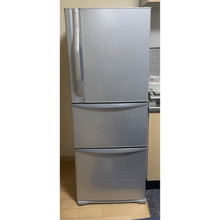トウシバ(東芝)の引き取り限定　自動製氷付　TOSHIBA ノンフロン冷凍冷蔵庫 (冷蔵庫)