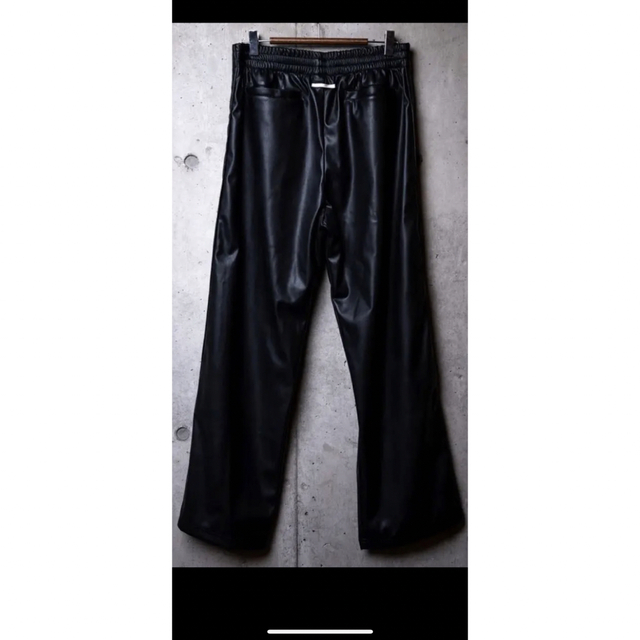kinema synthetic leather track pants M theorendatutor.com