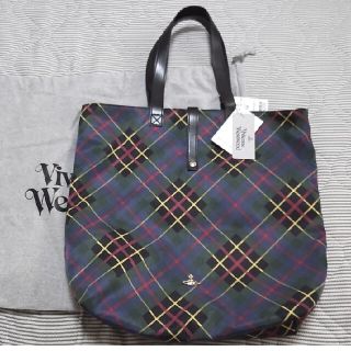 ヴィヴィアンウエストウッド(Vivienne Westwood)のタグ付き新品 Vivienne Westwood タータンチェック バッグ(トートバッグ)