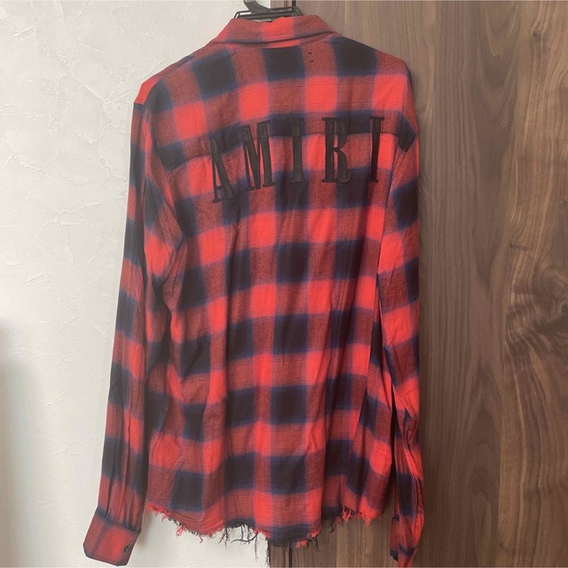 AMIRI APPLIQUE FLANNEL バックロゴ チェックシャツ | gamaitalyonline