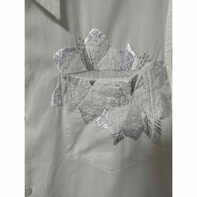 dries van noten floral embroidery shirt