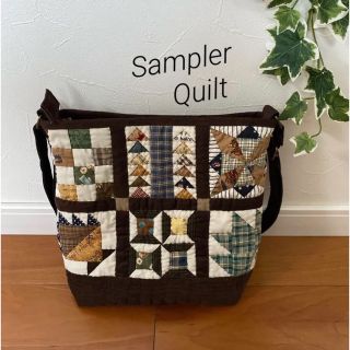 パッチワーク サンプラーキルト ショルダーバッグ(カントリー)の通販 ...
