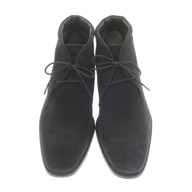 TOD'S - 【中古】トッズ TOD'S スエード チャッカーブーツ ブラック