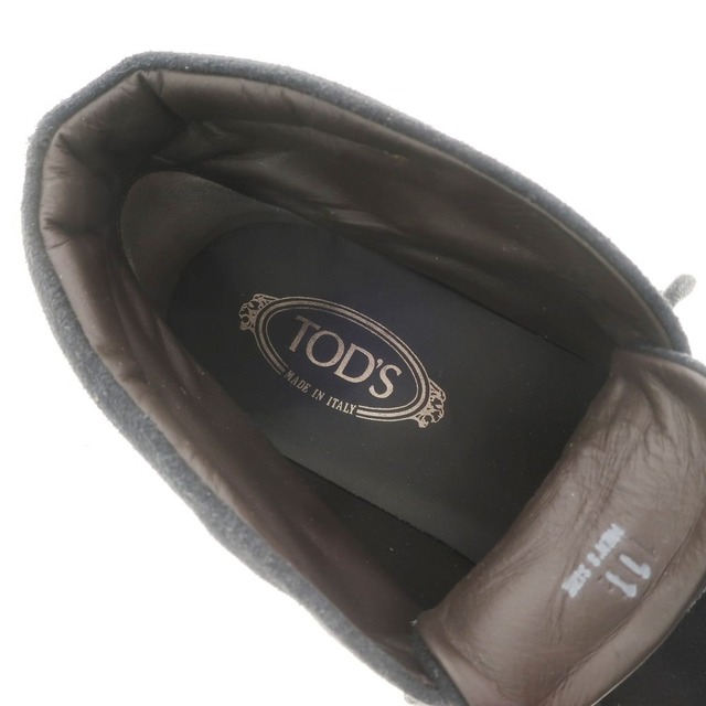 【中古】トッズ TOD'S スエード チャッカーブーツ ブラック【サイズ11】【メンズ】