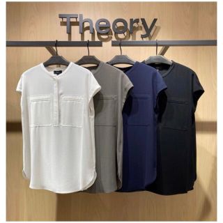 セオリー(theory)のTheory 21ss プルオーバーブラウス(シャツ/ブラウス(半袖/袖なし))