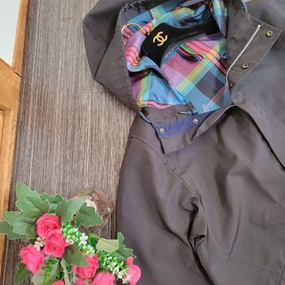 Paul Smith   ポールスミス チェック ロングコート ナイロン パーカー