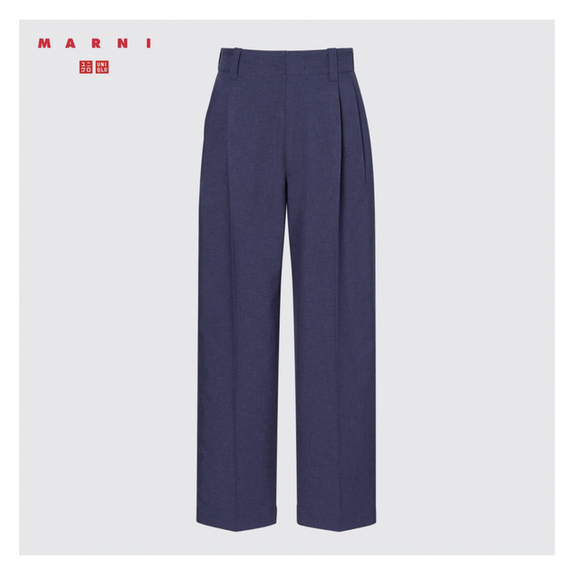 SALE/68%OFF】 正規 美品18SS MARNI ワイド シルエット タックパンツ