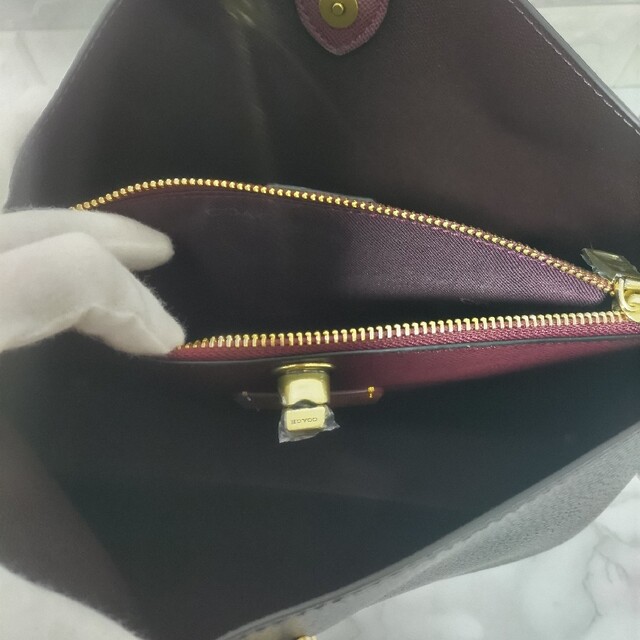 COACH - COACH コーチ ショルダーバッグ ウイロー 肩掛け ブラックの