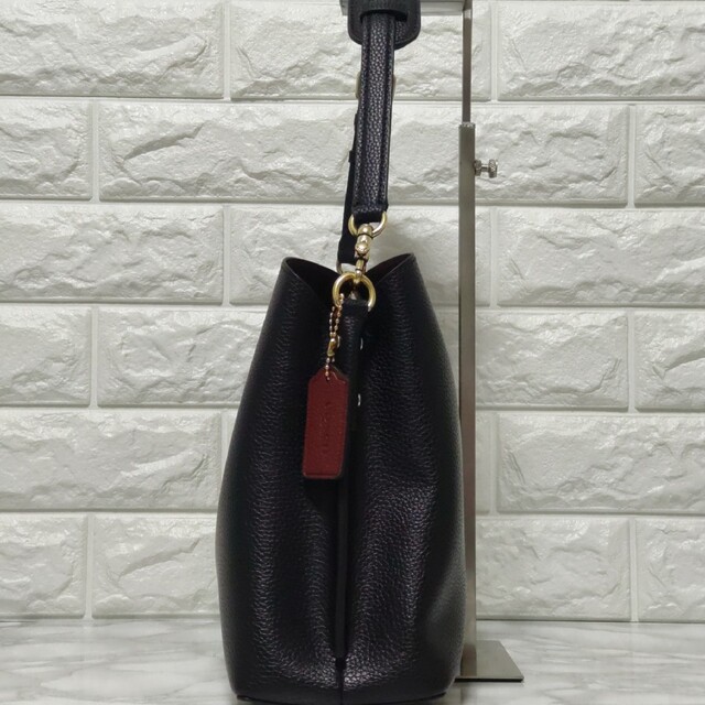 COACH コーチ ショルダーバッグ ウイロー 肩掛け ブラック | www