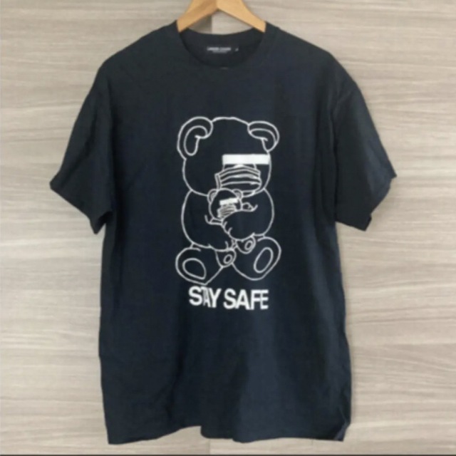 アンダーカバー　Tシャツ　stay safe ブラック　Lmareメンズ