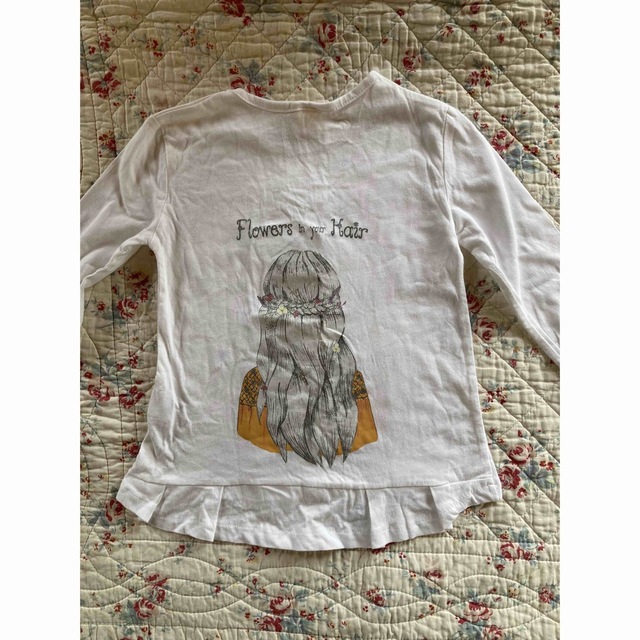 ZARA KIDS(ザラキッズ)のザラ　長袖　カットソー　100 キッズ/ベビー/マタニティのキッズ服女の子用(90cm~)(Tシャツ/カットソー)の商品写真