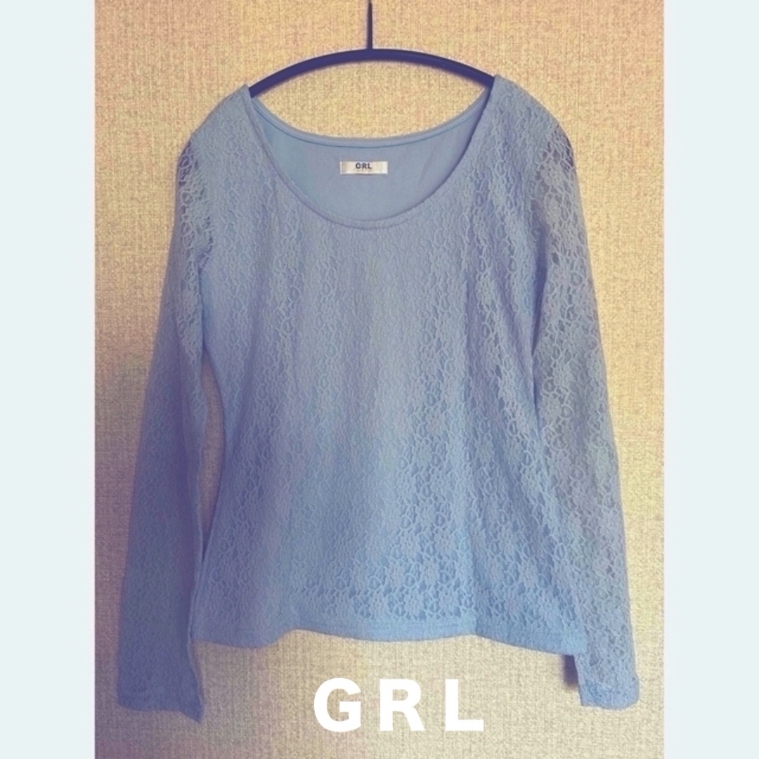 GRL(グレイル)のGRL  レースカットソー レディースのトップス(カットソー(長袖/七分))の商品写真