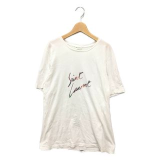 サンローラン Saint Laurent 半袖ロゴTシャツ レディース XS - Tシャツ