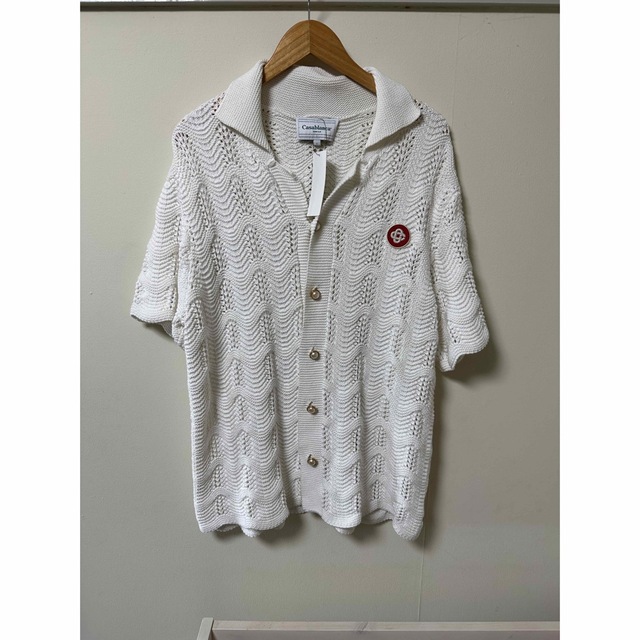 casablanca knitted polo shirt