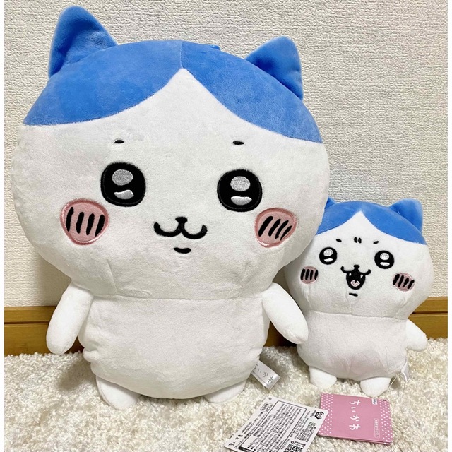 ちいかわ(チイカワ)のしゃべる ちいかわ ハチワレ ボイス付き ぬいぐるみ リュック エンタメ/ホビーのおもちゃ/ぬいぐるみ(ぬいぐるみ)の商品写真