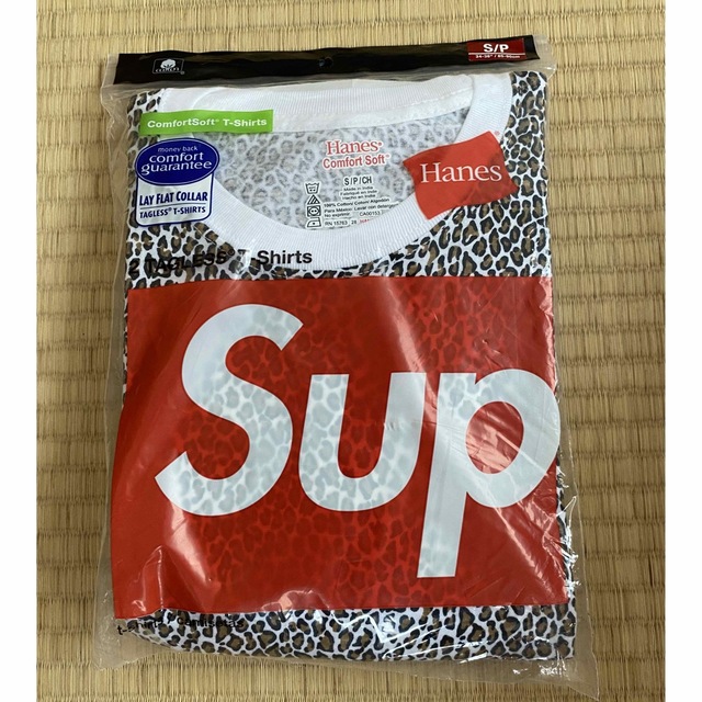 Supreme(シュプリーム)のsupreme Hanes レオパード Sサイズ 1枚 Tシャツ ヘインズ メンズのトップス(Tシャツ/カットソー(半袖/袖なし))の商品写真