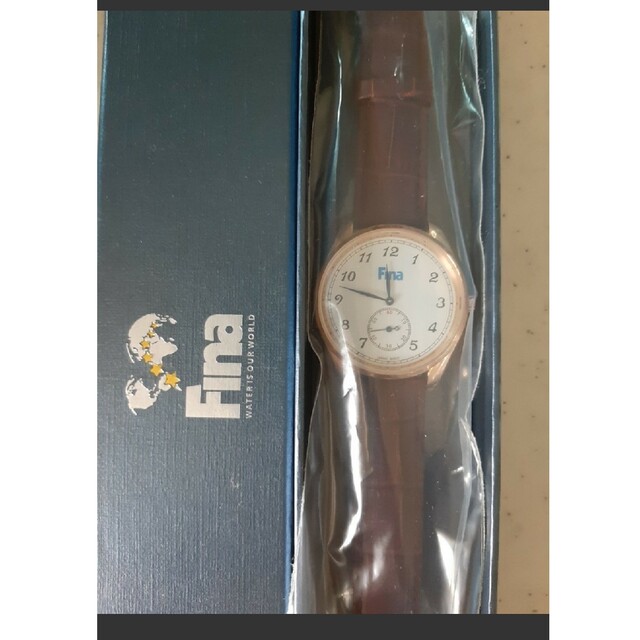 世界水泳　 FINA　ロゴ入り 希少 腕時計 希少品 非売品 レア物 メンズの時計(腕時計(アナログ))の商品写真