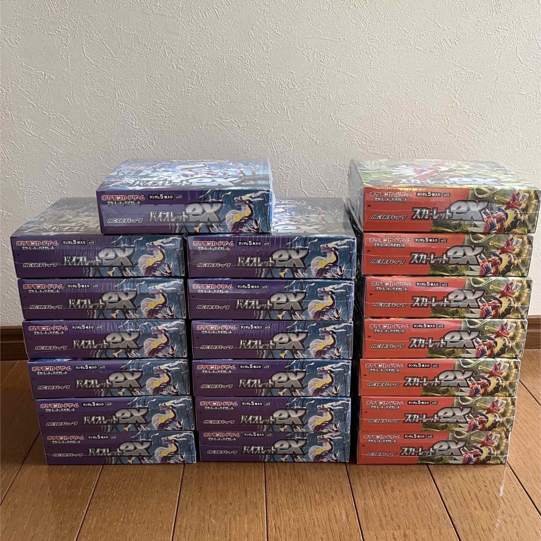 ポケモンカード バイオレット 7BOX シュリンクなし