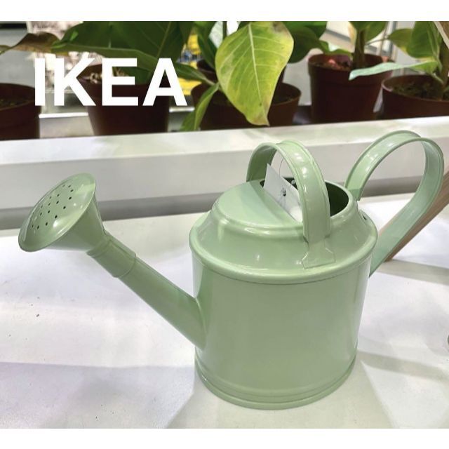 IKEA(イケア)のイケア　ソッケル　じょうろ　ライトグリーン　１L ハンドメイドのフラワー/ガーデン(その他)の商品写真