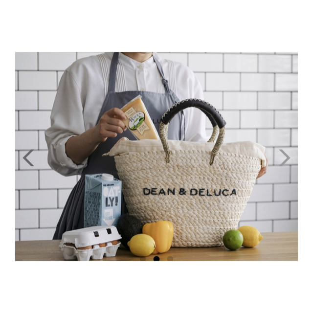 ・DEAN & DELUCA の保冷カゴバッグ