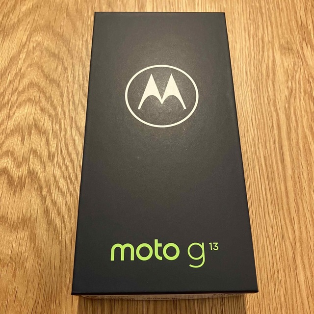 シムフリーモトローラ moto g13 マットチャコール 新品