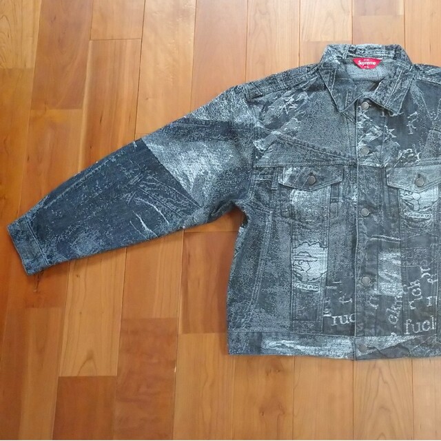 Supreme   Archive Denim Jacquard Trucker Jacket Lの通販 by N's