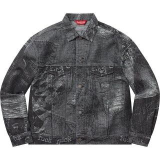 シュプリーム(Supreme)のArchive Denim Jacquard Trucker Jacket L(Gジャン/デニムジャケット)