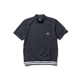 エフシーアールビー(F.C.R.B.)のL FCRB RIBBED HEM S/S MOCKNECK TOP BLACK(Tシャツ/カットソー(半袖/袖なし))