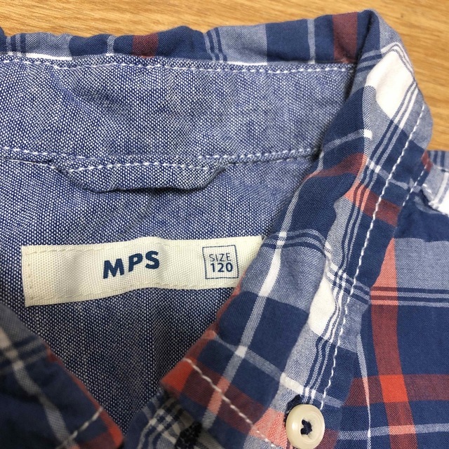MPS(エムピーエス)のMPS 半シャツ　120センチ キッズ/ベビー/マタニティのキッズ服男の子用(90cm~)(ブラウス)の商品写真