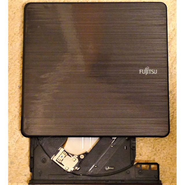 富士通 - 富士通USB2.0スリムポータブルDVDドライブSP0X9DV2Fの 富士通 - 富士通USB2.0スリムポータブルDVDドライブSP0X9DV2Fの