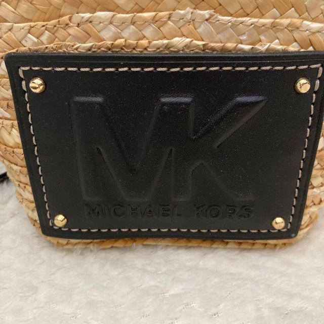 極美品 MICHAEL KORS かごバッグ ショールダー 4WAY 黒