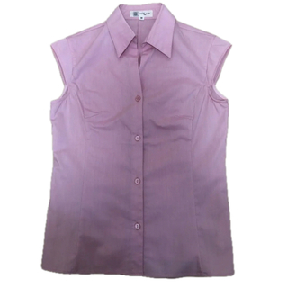エムケーミッシェルクラン(MK MICHEL KLEIN)のMK MICHEL KLEIN ピンク袖なしシャツ(カットソー(半袖/袖なし))