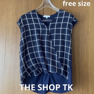 ザショップティーケー(THE SHOP TK)の♡ THE SHOP TK  おしゃれなブラウス　free size(シャツ/ブラウス(半袖/袖なし))