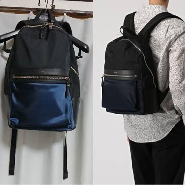 新品未使用 ポールスミス(PaulSmith) 黒 バッグパック リュック-