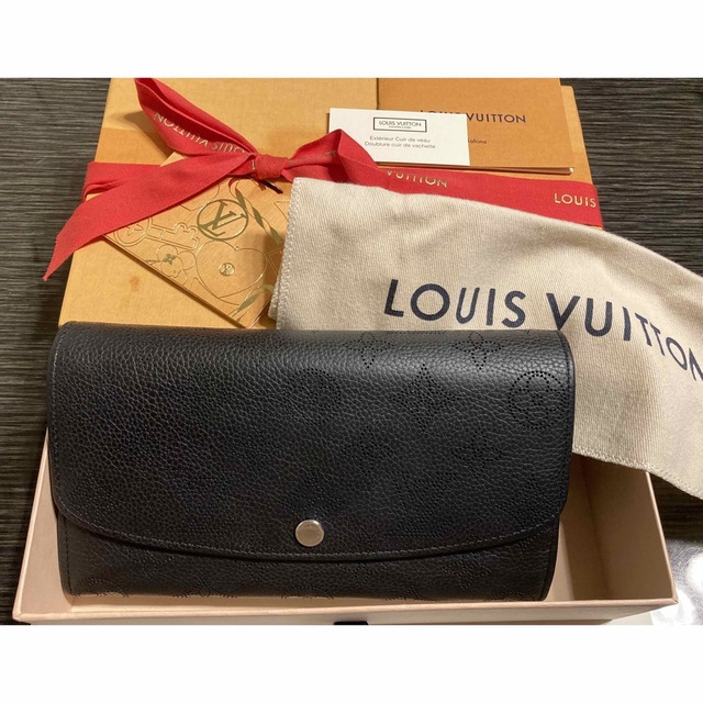 LOUIS VUITTON マヒナ ポルトフォイユ イリス ノワール　長財布