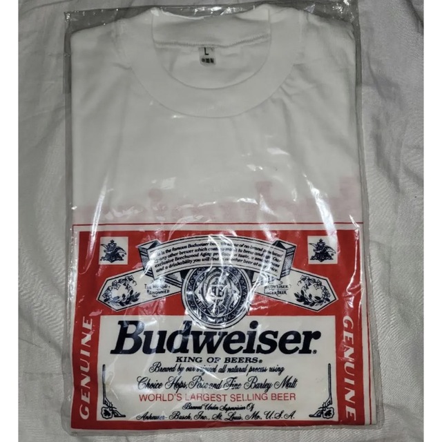 未使用Budweiser オリジナルロゴＴシャツ 半袖シャツ