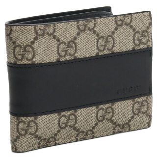 グッチ(Gucci)のGUCCI 二つ折財布 451240　KGDHN 9769 ベージュ系(折り財布)