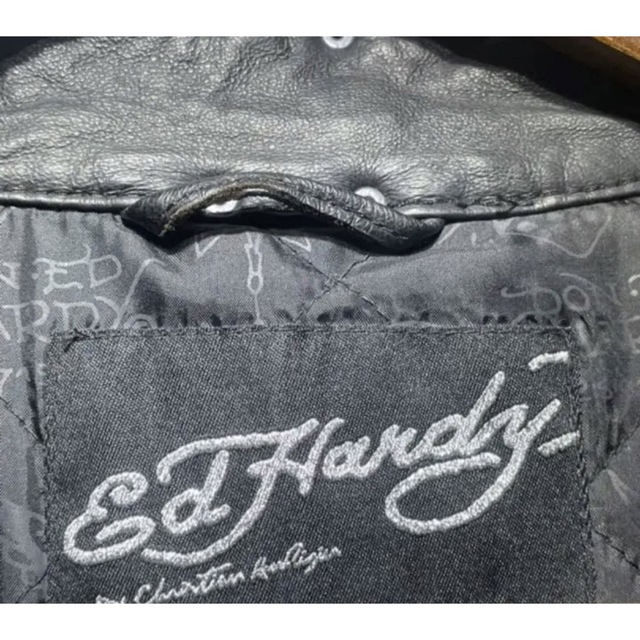 Ed Hardy - DonEdHardy ドン・エド・ハーディー レザージャケット 革