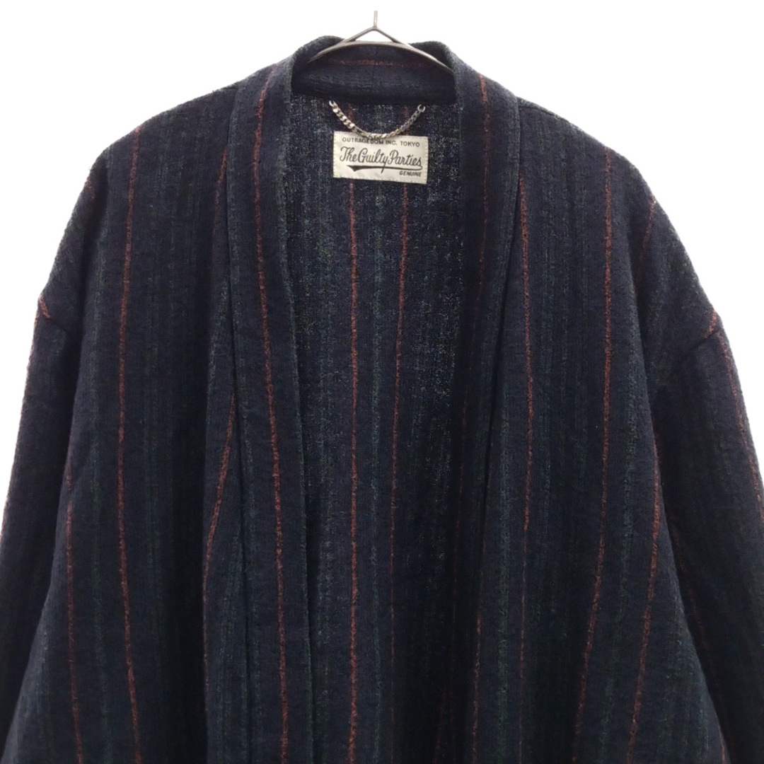 WACKO MARIA - WACKO MARIA ワコマリア 18AW MULTI STRIPED GOWN COAT