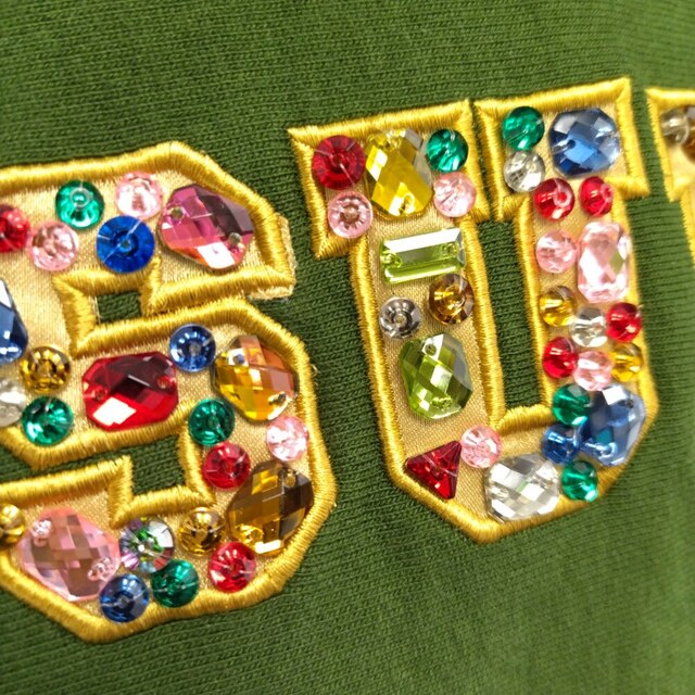 SUPREME シュプリーム 20AW Jewels Hooded Sweatshirt ジュエル フード スウェット ロゴパーカー グリーン 6