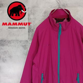 《新品》MAMMUT マムート、おしゃれなウインドブレーカー♪ピンク/M　Ｔ