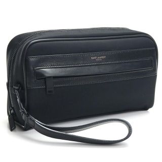 サンローラン(Saint Laurent)のサンローラン セカンドバッグ 635166 2NC3Z 1000 メンズ(セカンドバッグ/クラッチバッグ)